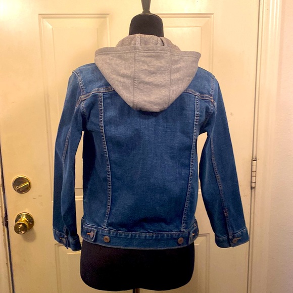 Kids Old Navy Jean Hoodie Jacket - Picture 2 of 6